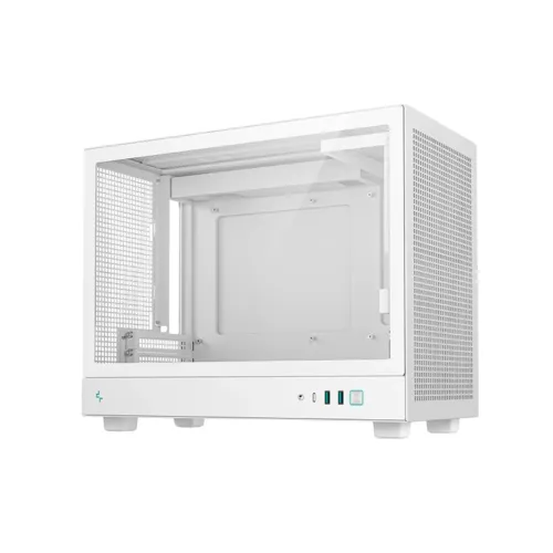 DeepCool CH160 Plus WH Portable mATX Gaming Case with High Airflow